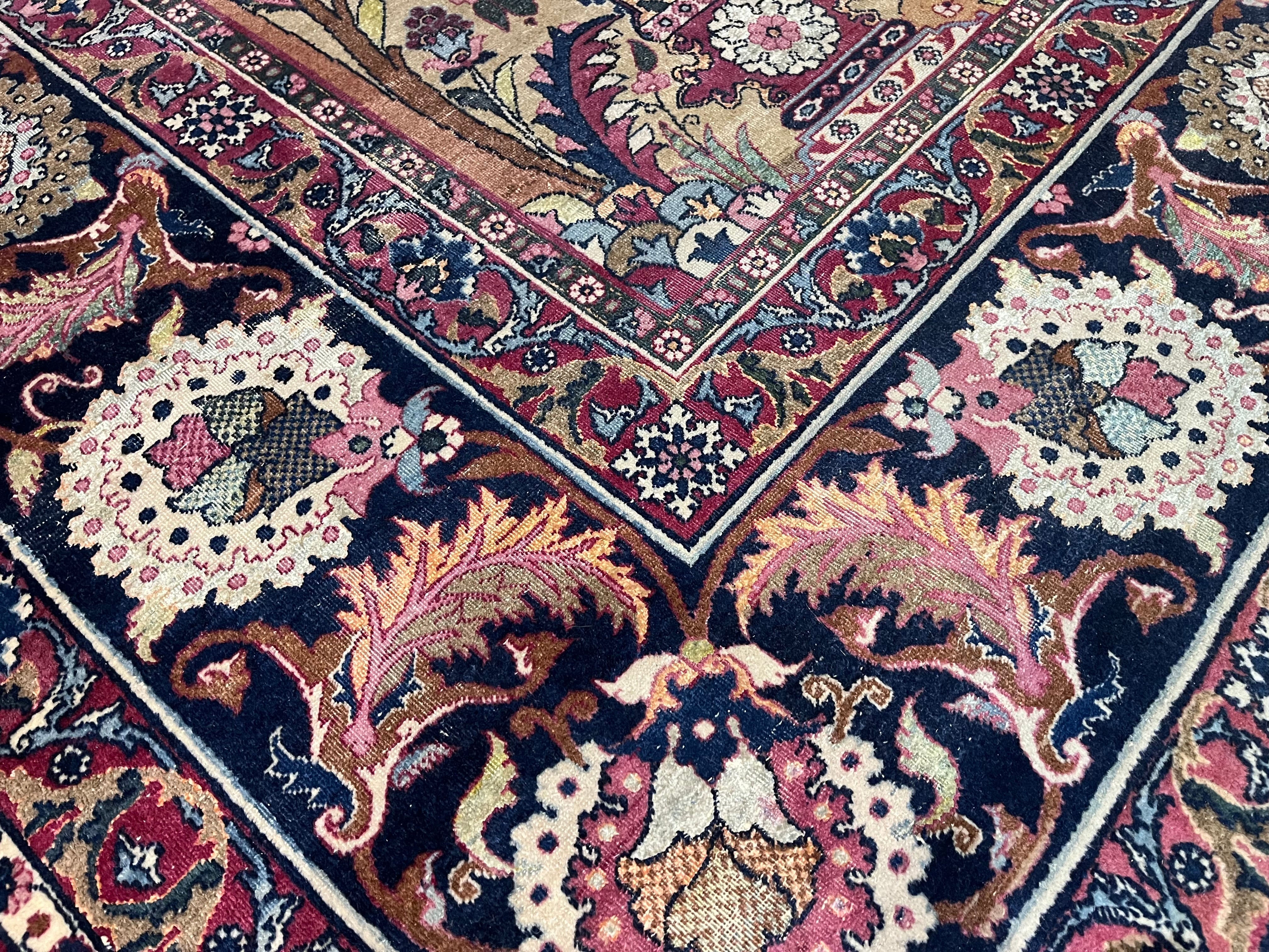 Fine Antique  Tehran Rug 9' 11'' x 13' 6''