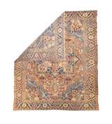 Fine Antique  Heriz Wool Rug 9' 7'' x 11' 3''