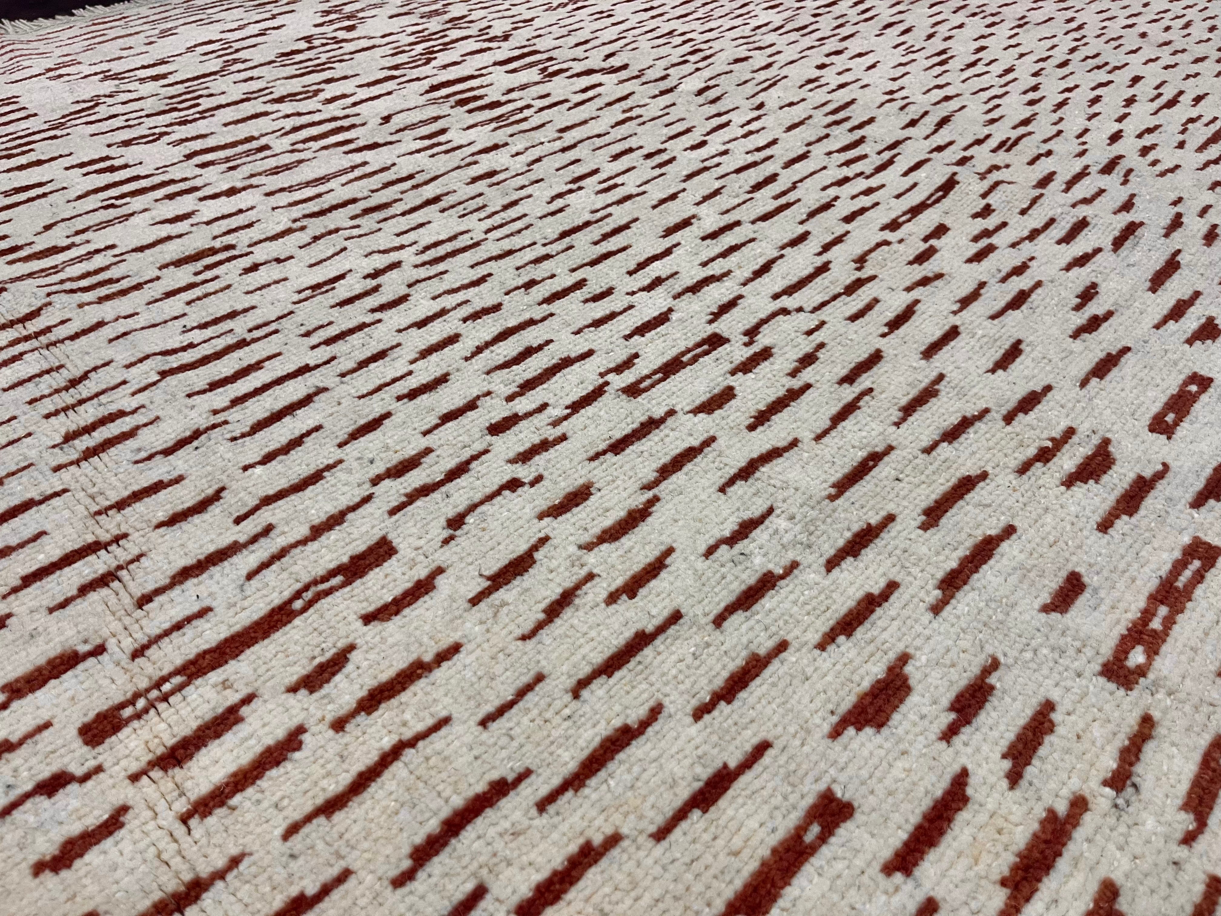 Mid. Fine Vintage Moroccan Wool Rug 7' 3'' x 10' 1''