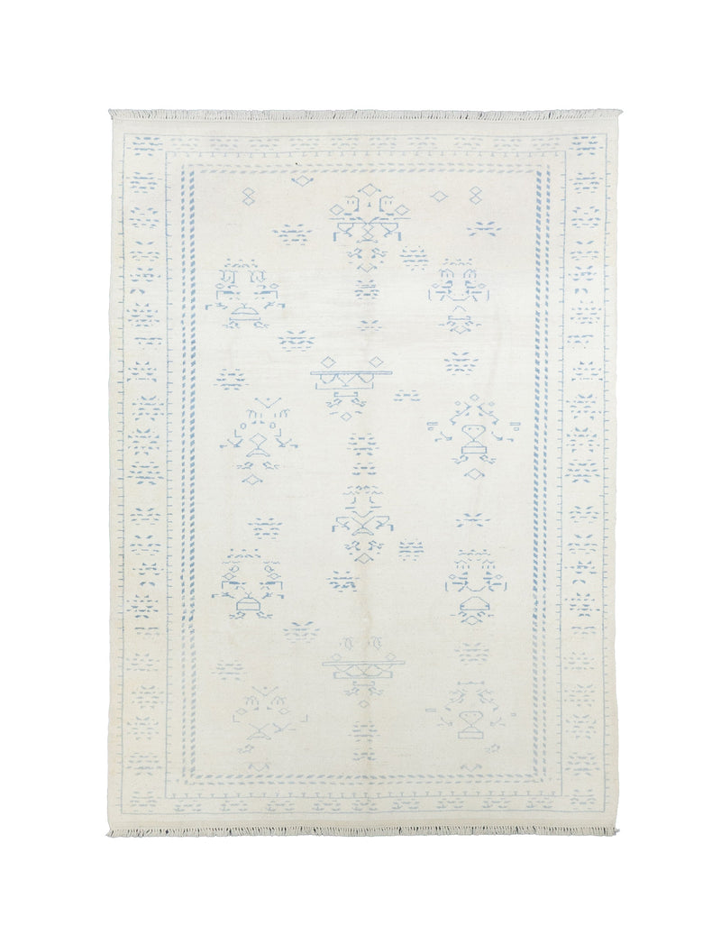 Fine Vintage Moroccan Wool Rug 6' 11'' x 10' 0