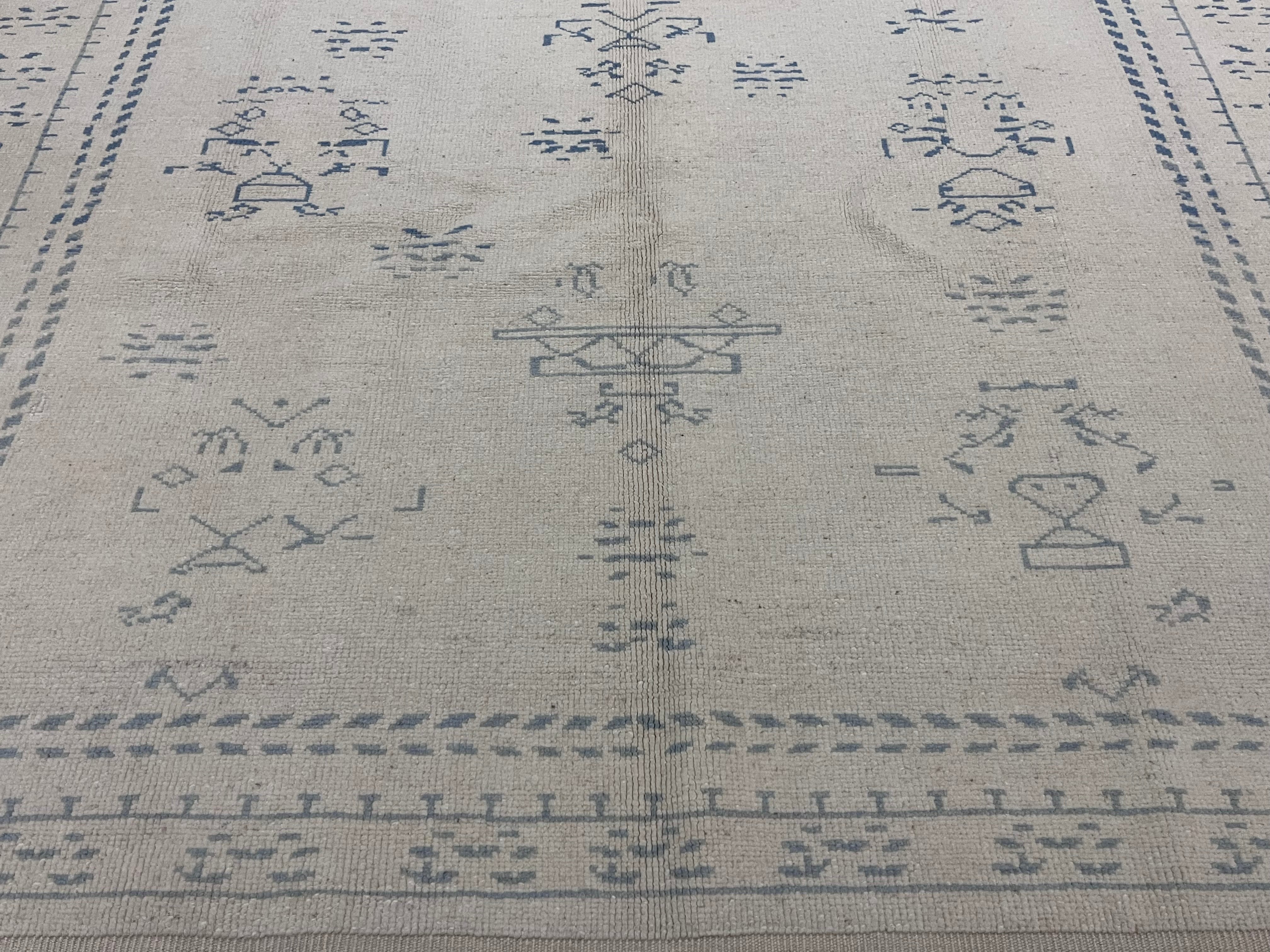 Fine Vintage Moroccan Wool Rug 6' 11'' x 10' 0"