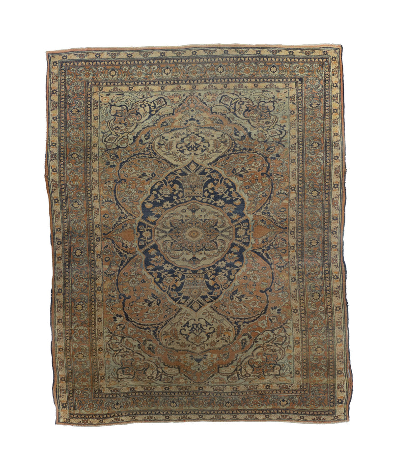 Fine Antique  Khorasan Rug 6' 1'' x 7' 9''