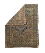 Fine Antique  Khorasan Rug 6' 1'' x 7' 9''
