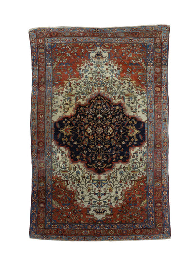 Fine Antique Farahan Sarouk Rug 6' 3'' x 10' 0