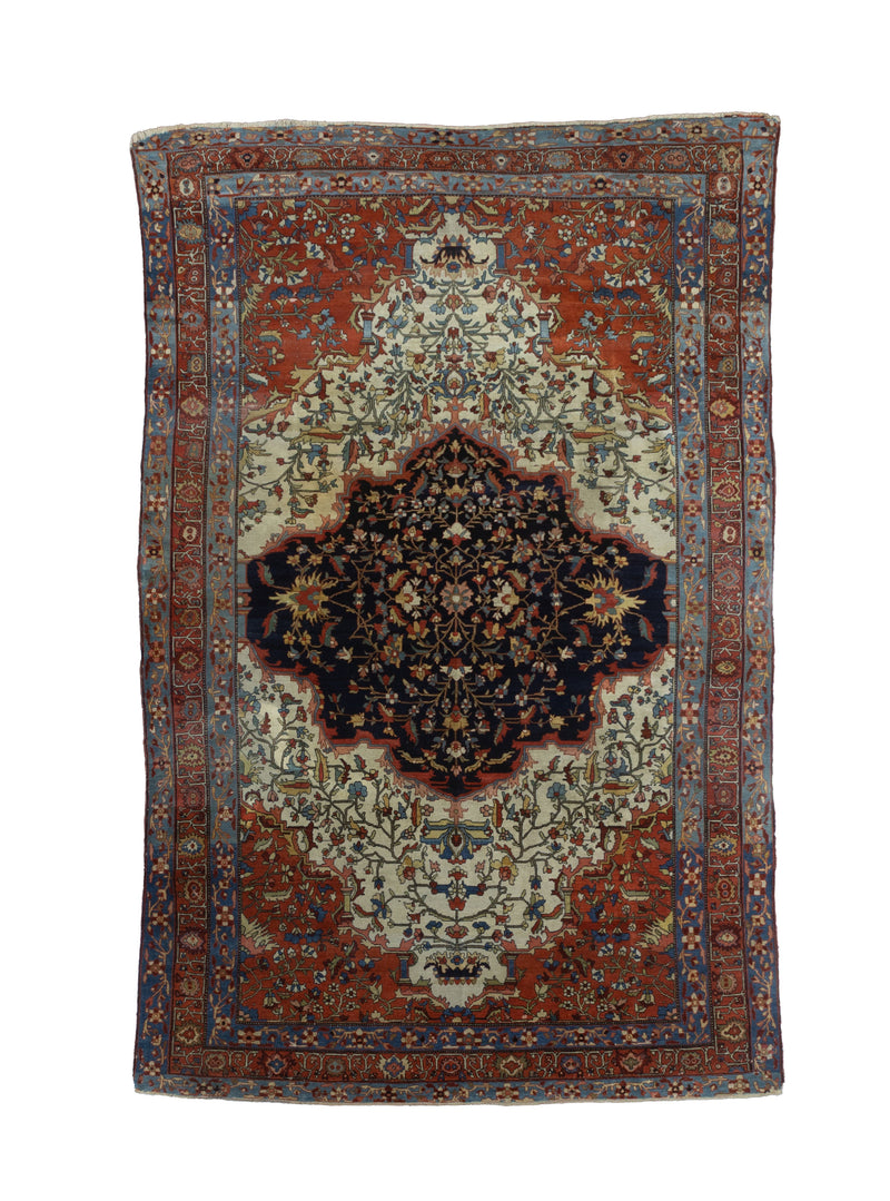 Fine Antique Farahan Sarouk Rug 6' 3'' x 10' 0