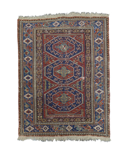 Fine Antique Caucasian Sumak Rug 6' 10'' x 9' 5''