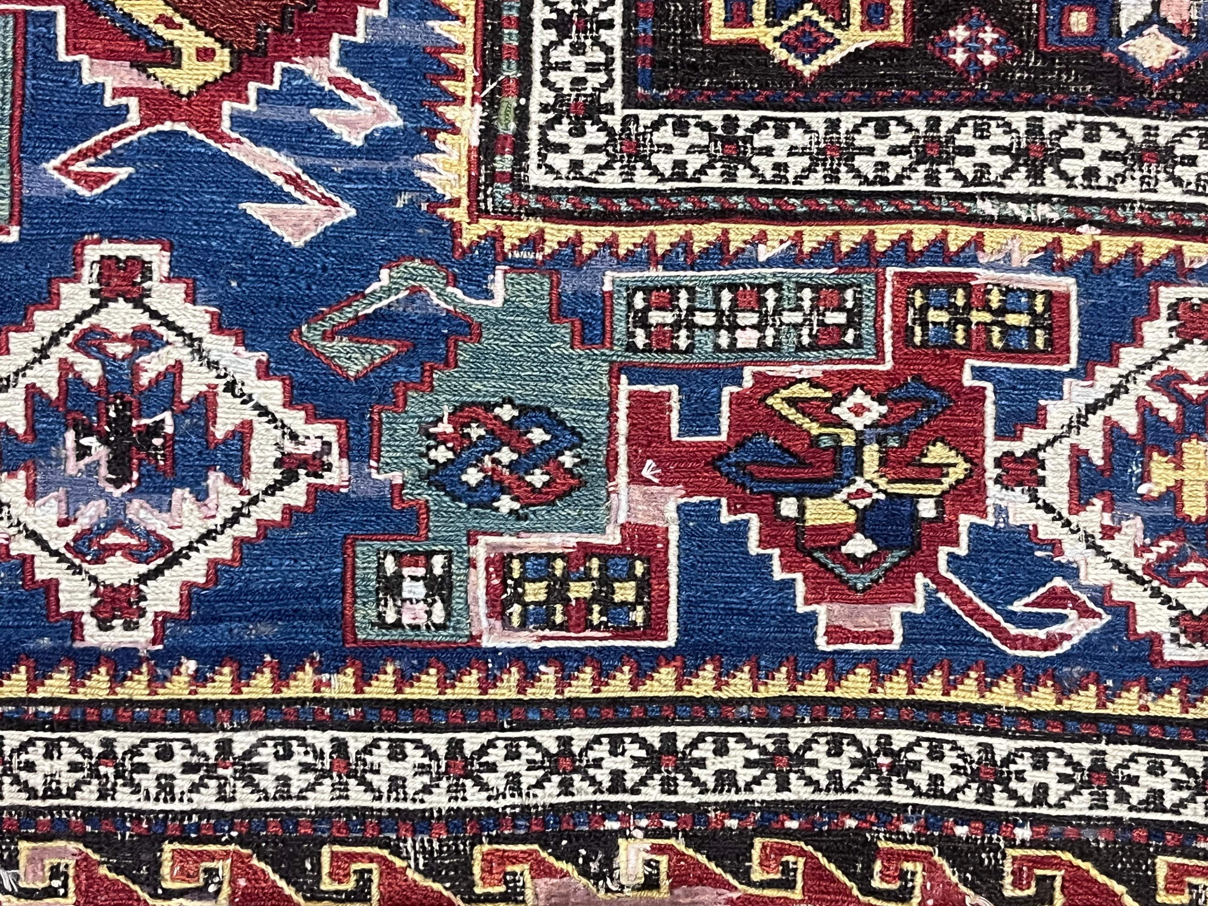 Fine Antique Caucasian Sumak Rug 6' 10'' x 9' 5''