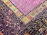 Fine Antique Silk Rug 5' 7'' x 7' 9''