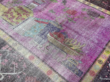 Fine Antique Silk Rug 5' 7'' x 7' 9''