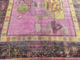 Fine Antique Silk Rug 5' 7'' x 7' 9''