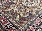 Fine Antique Persian Tehran Rug 4' 9" x 7' 4''