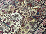 Fine Antique Persian Tehran Rug 4' 9" x 7' 4''