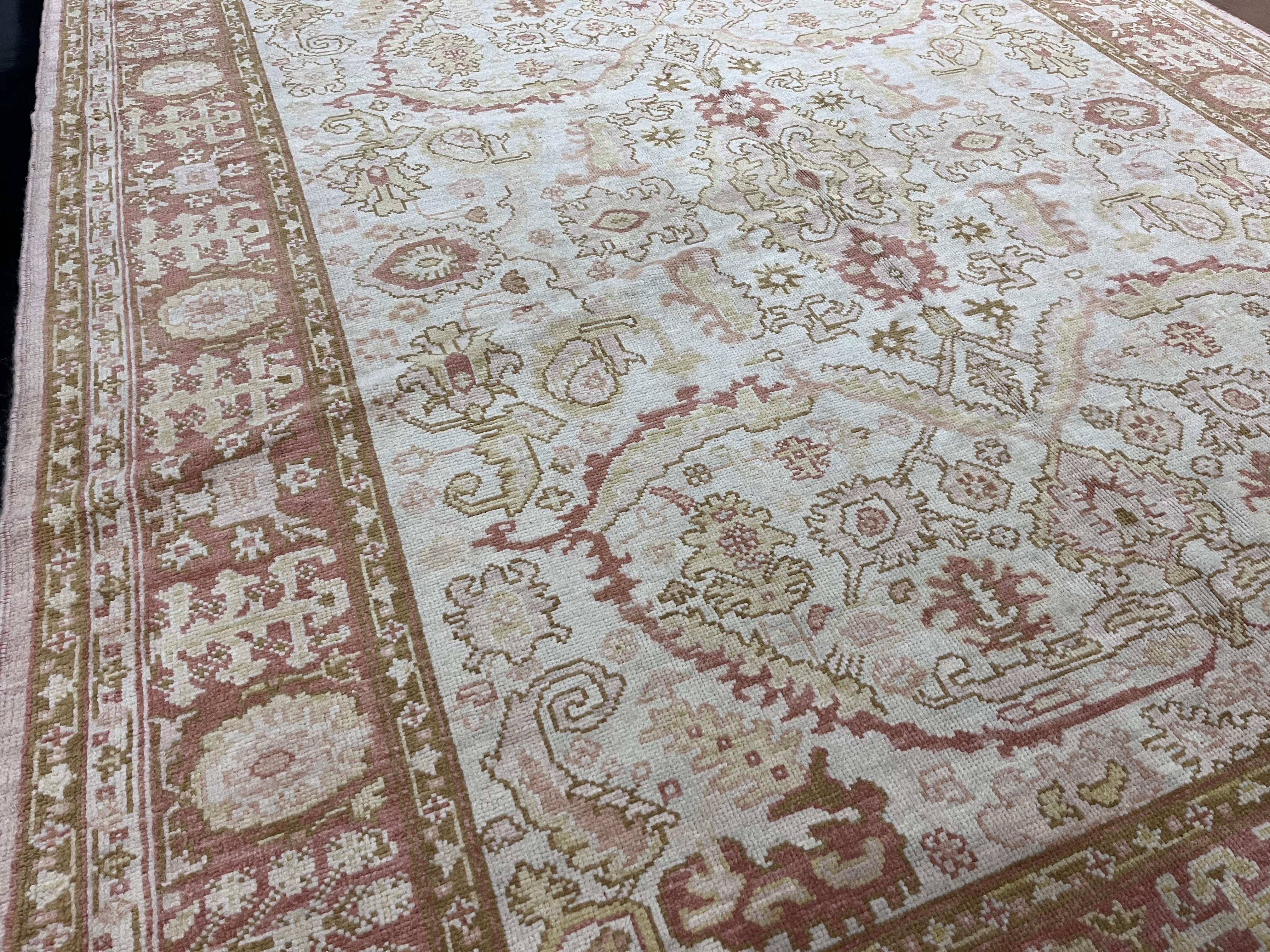 Fine Vintage Oushak Rug 8' 0" x 10' 0"