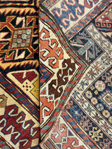 Fine Antique Caucasian Akstafa Rug 2' 11'' x 6' 5''
