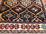 Fine Antique Caucasian Akstafa Rug 2' 11'' x 6' 5''