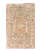 Antique Turkish Tribal Wool Rug 4' 10'' x 7' 8''