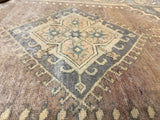 Antique Turkish Tribal Wool Rug 4' 10'' x 7' 8''