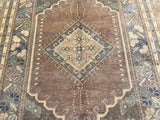 Antique Turkish Tribal Wool Rug 4' 10'' x 7' 8''
