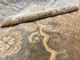 Antique Turkish Tribal Wool Rug 4' 10'' x 7' 8''