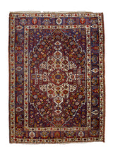 Antique Persian Qashqai Rug 6' 2'' x 8' 4''