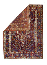 Antique Persian Qashqai Rug 6' 2'' x 8' 4''