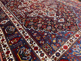 Antique Persian Qashqai Rug 6' 2'' x 8' 4''