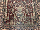 Fine Antique Mohtasham Kashan Rug 4' 0" x 6' 5"