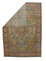Fine Antique Mohtasham Kashan Rug 4' 7'' x 6' 5''