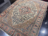 Fine Antique Mohtasham Kashan Rug 4' 7'' x 6' 5''