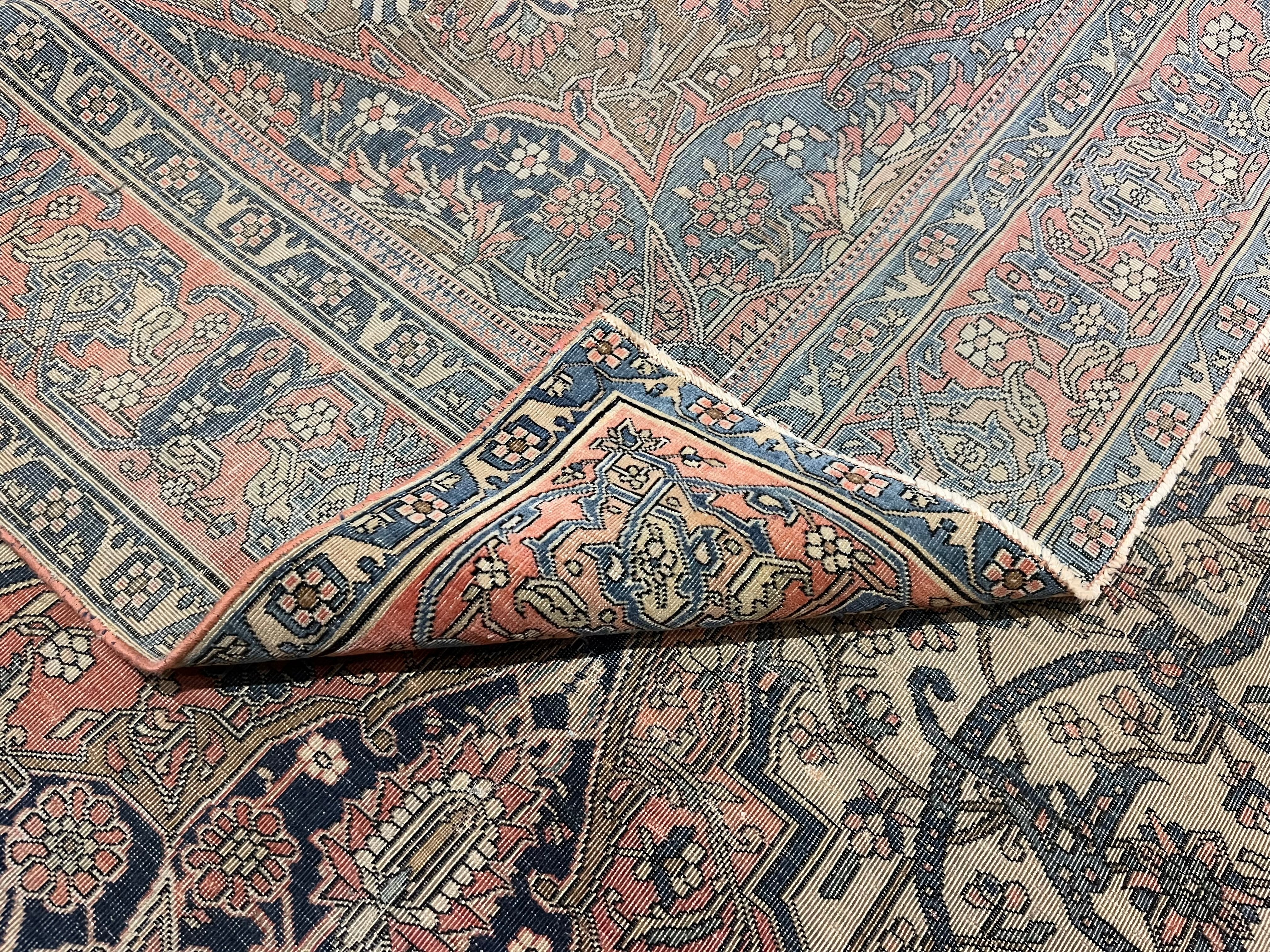 Fine Antique Mohtasham Kashan Rug 4' 7'' x 6' 5''