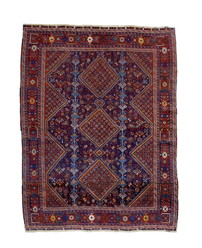 Antique Qashqai Rug 5' 4'' x 7' 1''