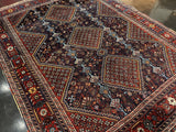 Antique Qashqai Rug 5' 4'' x 7' 1''