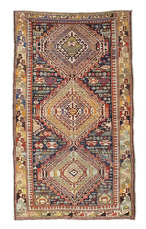 Antique Caucasian Karakashli Rug 3' 8'' x 6' 3''