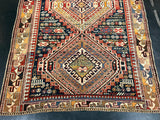 Antique Caucasian Karakashli Rug 3' 8'' x 6' 3''