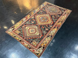 Antique Caucasian Karakashli Rug 3' 8'' x 6' 3''
