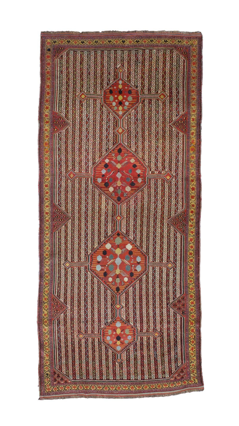 Antique SW Tribal Khamseh Rug 5' 0