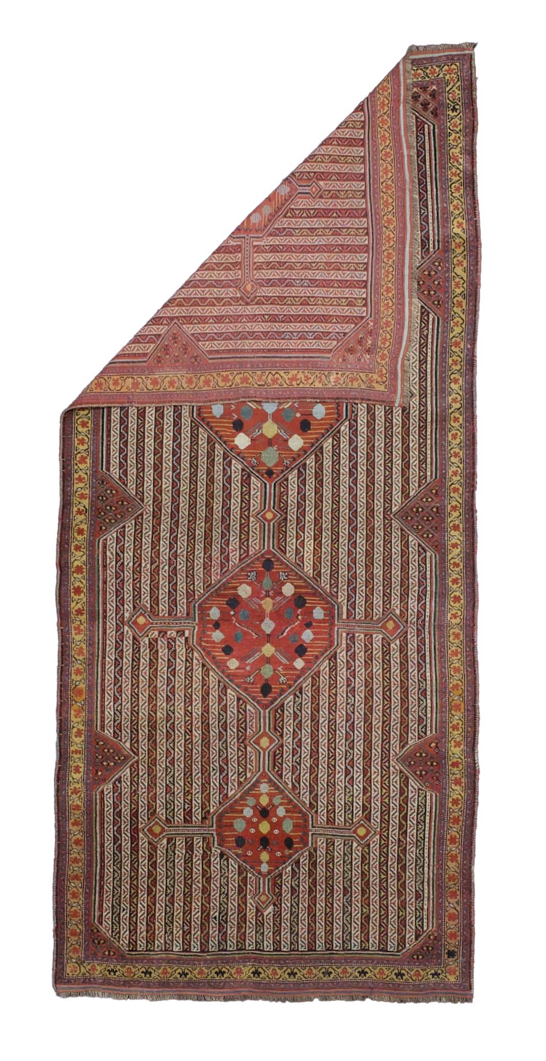 Antique SW Tribal Khamseh Rug 5' 0" x 7' 0"