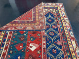 Fine Early Turkish Makri Wool Rug 4' 6" x 5' 0''