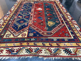 Fine Early Turkish Makri Wool Rug 4' 6" x 5' 0''