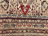 Antique Lavar Kerman Rug 7'9" x 12' 7"