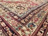 Antique Lavar Kerman Rug 7'9" x 12' 7"