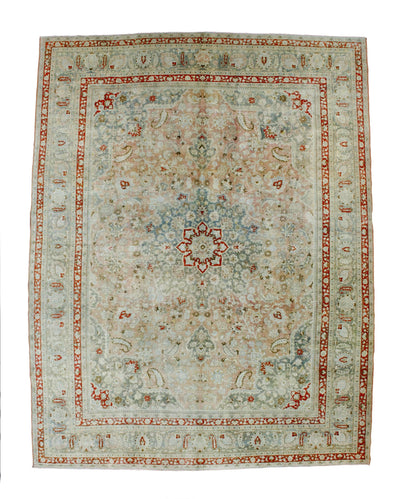 Fine  Tabriz Rug 10'  x 12' 11''
