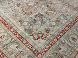 Fine  Tabriz Rug 10'  x 12' 11''