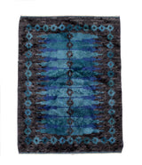 Fine Mid Century Designer European Shag Wool Rug 4' 1" x 5' 5"
