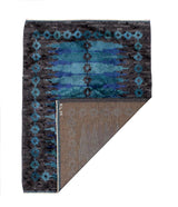 Fine Mid Century Designer European Shag Wool Rug 4' 1" x 5' 5"