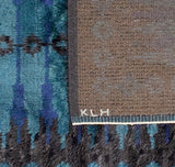 Fine Mid Century Designer European Shag Wool Rug 4' 1" x 5' 5"