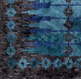 Fine Mid Century Designer European Shag Wool Rug 4' 1" x 5' 5"