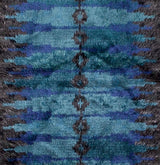 Fine Mid Century Designer European Shag Wool Rug 4' 1" x 5' 5"