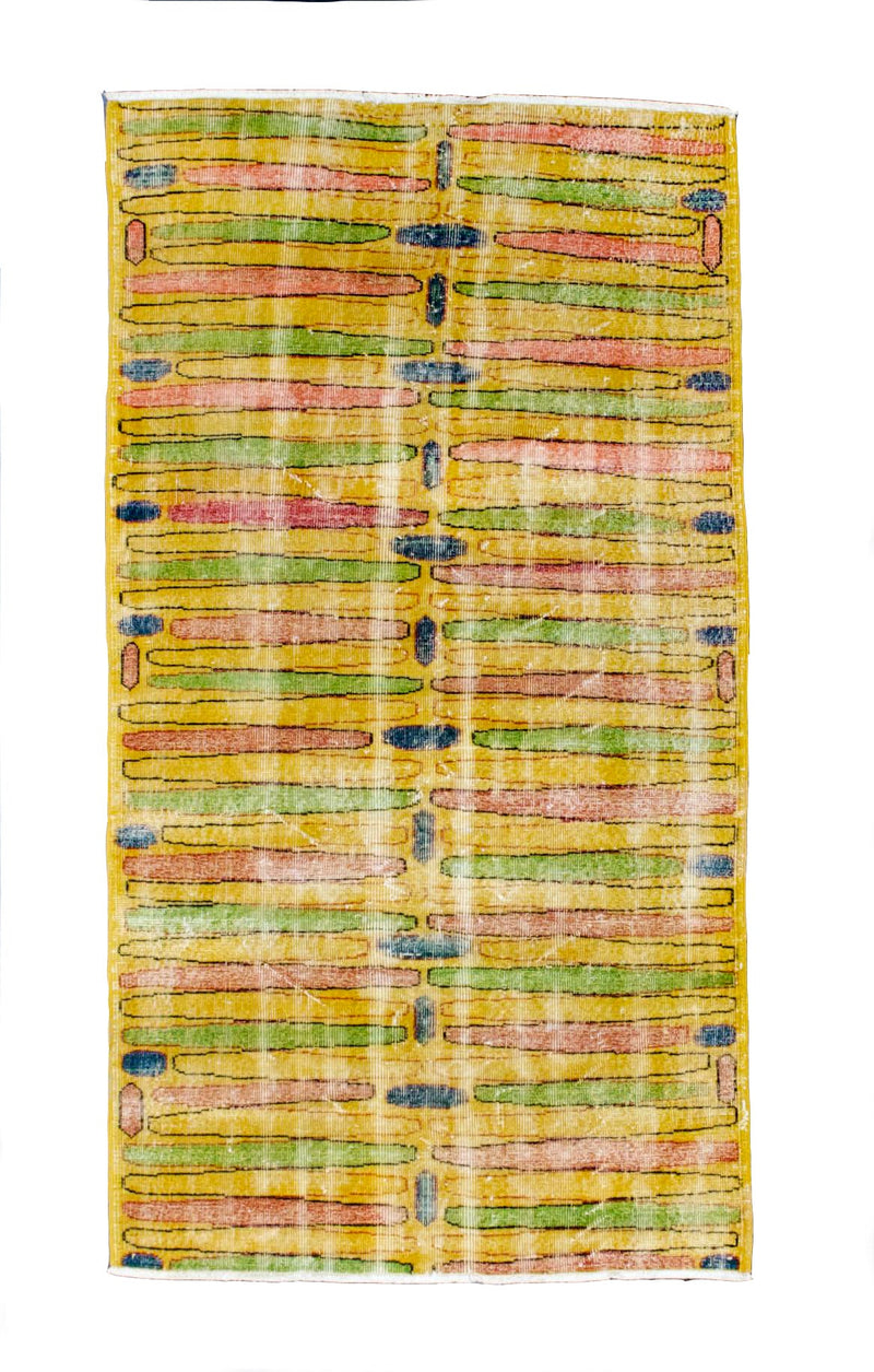 Fine Vintage Modern Wool Rug 3' 9
