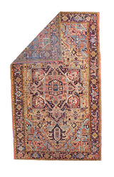 Fine Antique Persian Heriz Rug 6'7" x 11' 0"
